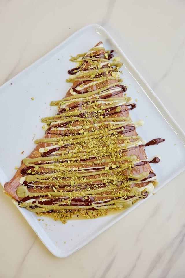 Pistachio Crepe