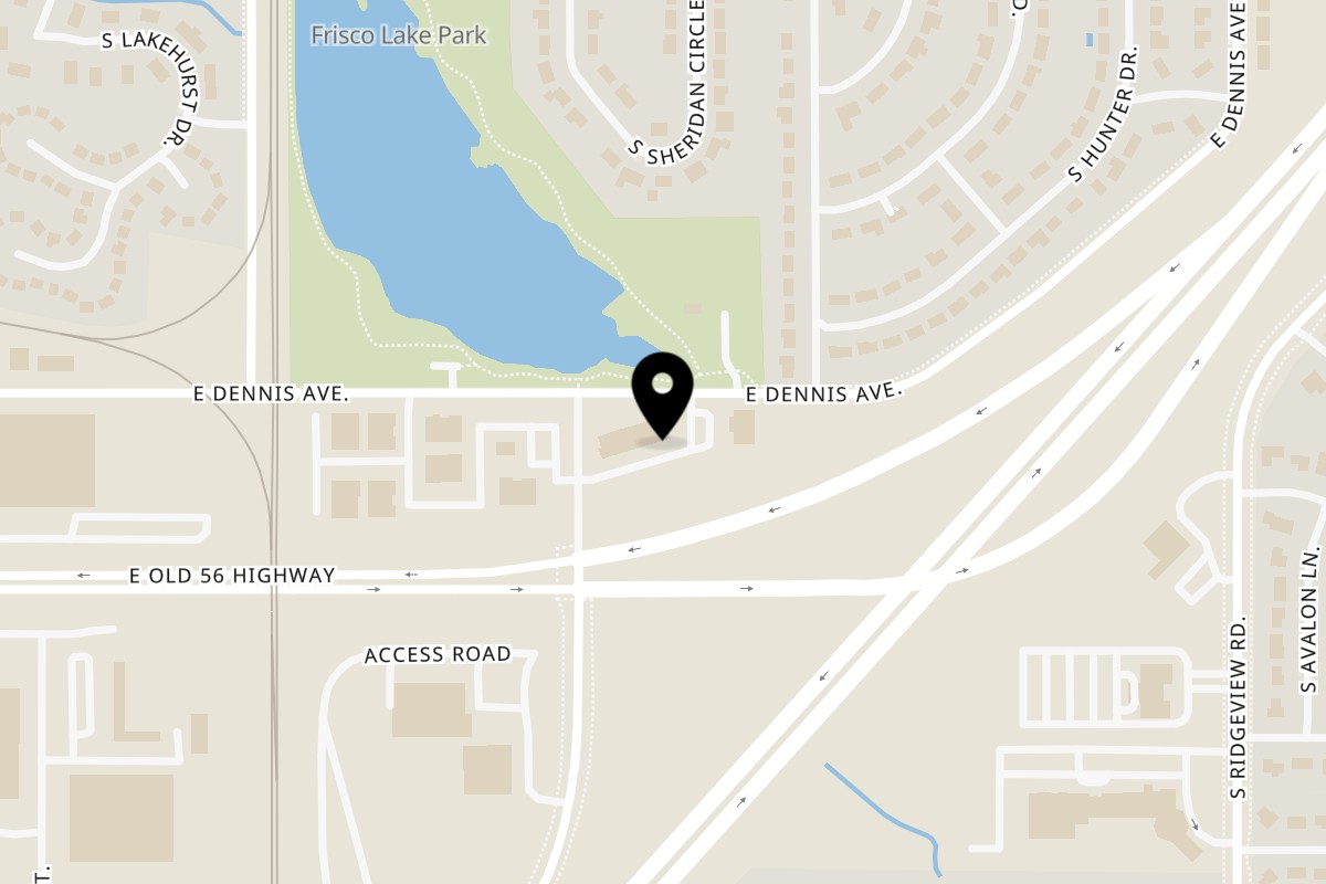 Map showing the location of La Fresca Crepes & Ice Cream on 928 E Old 56 Hwy in Olathe