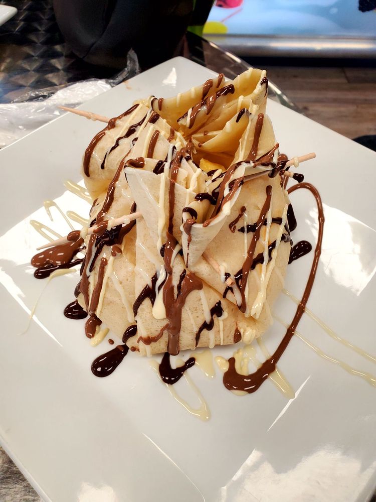 Pina Colada Crepe | La Fresca Crepe & Ice Cream