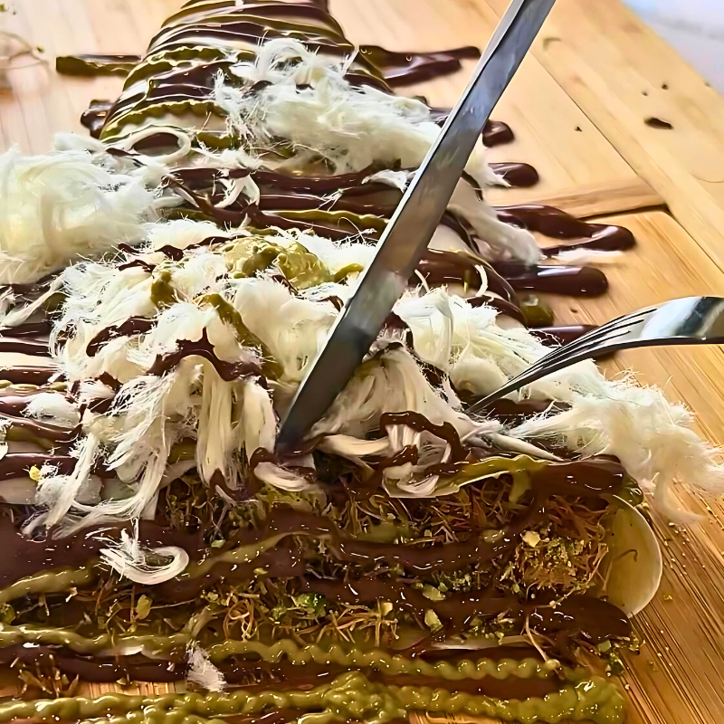 Pistachio Crepe